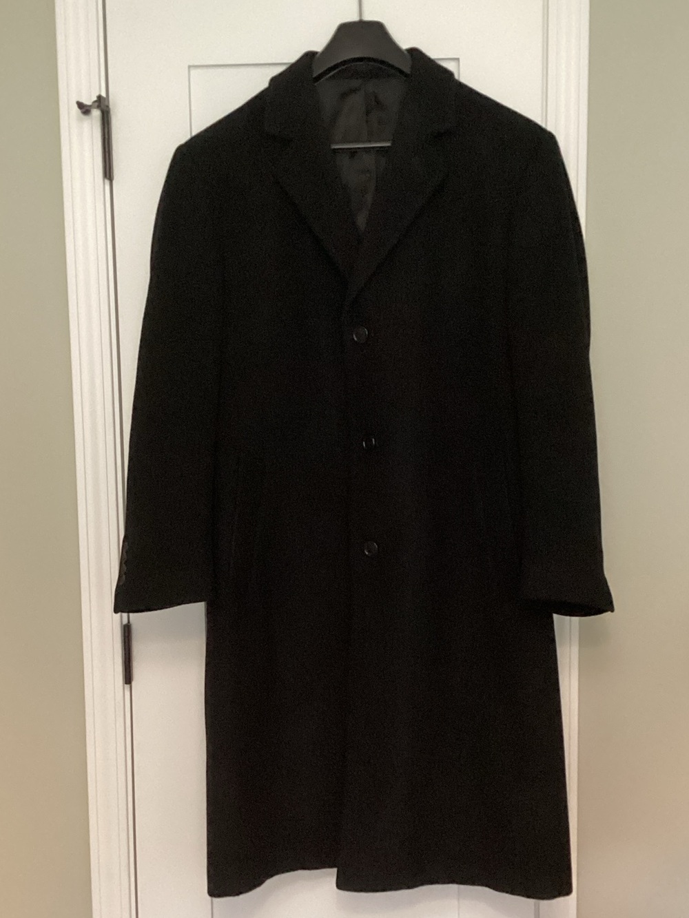 Nautica Black Men's Trench Coat